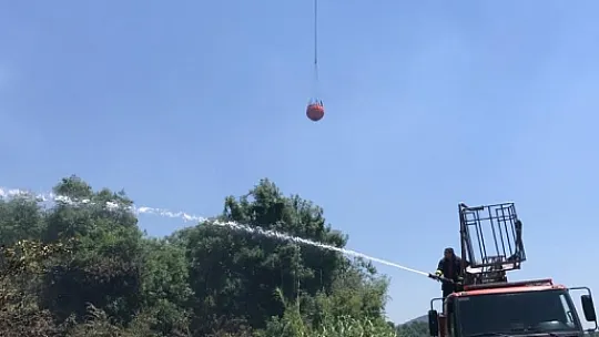 Dalaman'da cezaevi çevresi ve TİGEM arazilerinde yangın