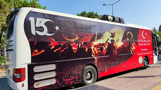 15 Temmuz Demokrasi ve Milli Birlik Günü otobüsleri halkla buluşuyor
