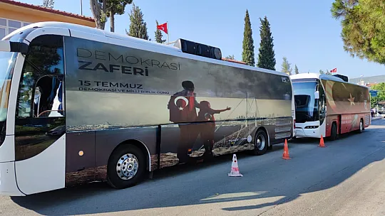 15 Temmuz Demokrasi ve Milli Birlik Günü otobüsleri halkla buluşuyor