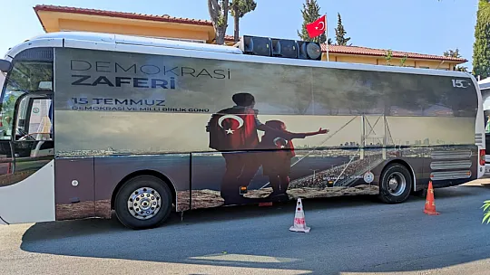 15 Temmuz Demokrasi ve Milli Birlik Günü otobüsleri halkla buluşuyor