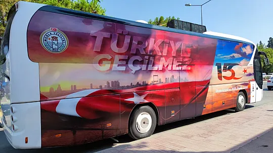 15 Temmuz Demokrasi ve Milli Birlik Günü otobüsleri halkla buluşuyor