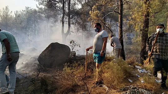 Seydikemer yangını kontrol altına alındı
