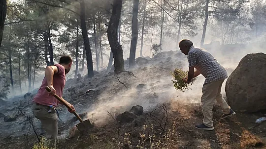 Seydikemer yangını kontrol altına alındı