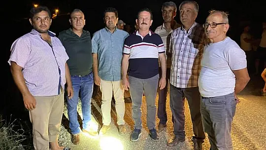 AK Parti'den nöbet tutan vatandaşlara ziyaret