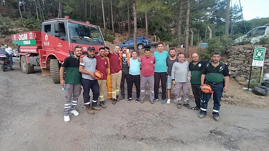 Köyceğiz Yangınında Tek Yürek Oldular