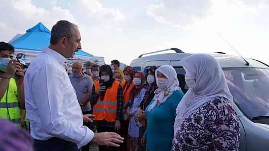 Adalet Bakanı Gül: 'Yangınlar hepimizin yüreğini yaktı'