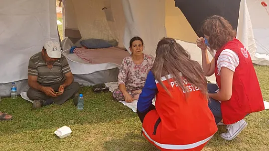 Yangından etkilenen bölgelere psiko-sosyal destek sağlanıyor