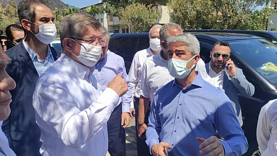 Davutoğlu Marmaris'te incelemeler yaptı