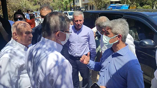 Davutoğlu Marmaris'te incelemeler yaptı