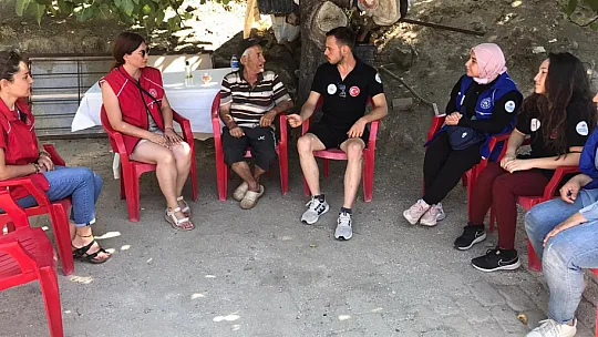 Muğla Gençlik ve Spor İl Müdürlüğü yangından etkilenen mahallelerde destek çalışmalarına başladı