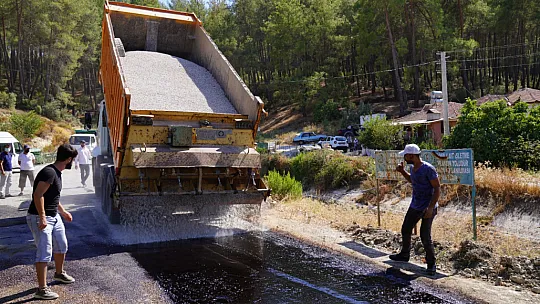 Seydikemer'de asfalt sezonu başladı