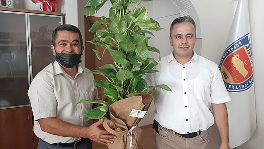 Demirtaş ve ekibinden Başkan Taşar'a ziyaret