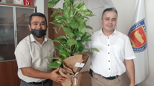 Demirtaş ve ekibinden Başkan Taşar'a ziyaret