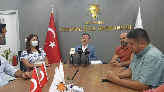 AK Parti Fethiye İlçe Başkanlığından basın açıklaması
