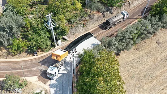 Bağlıağaç Mahallesinde yol sorunu tarih oluyor