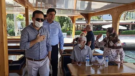 Şehit Aileleri ve Gaziler tekne turuna çıktılar