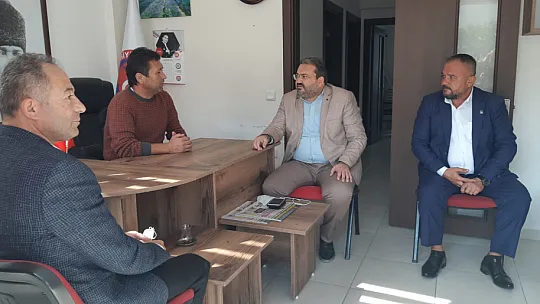 İlçe Başkanlarından, Muhtarlar Derneğine ziyaret