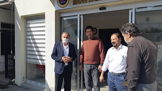 İlçe Başkanlarından, Muhtarlar Derneğine ziyaret