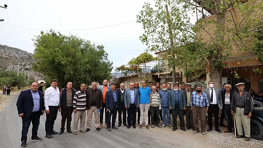 Başkan Otgöz, Seydikemer'i karış karış geziyor