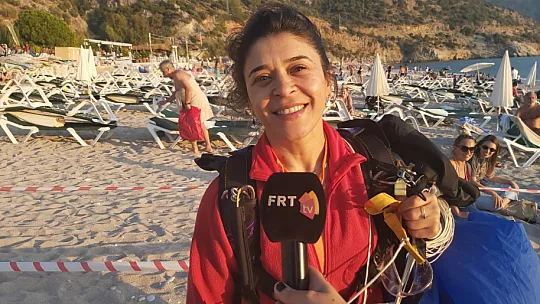 Serbest uçuş pilotu Merve Akar festivale damgasını vurdu