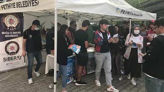 Fethiye'de Üniversite Öğrencileri SİBERAY Projesi hakkında bilgilendirildi