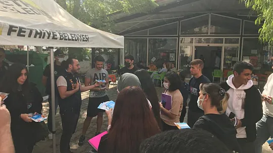 Fethiye'de Üniversite Öğrencileri SİBERAY Projesi hakkında bilgilendirildi