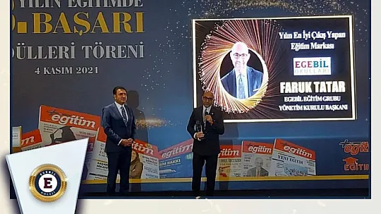 Yılın eğitim ödüllerinde çifte gurur! 