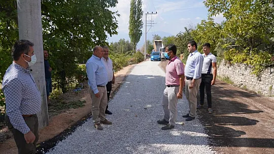 Seydikemer'de asfalt çalışmaları tamamlandı