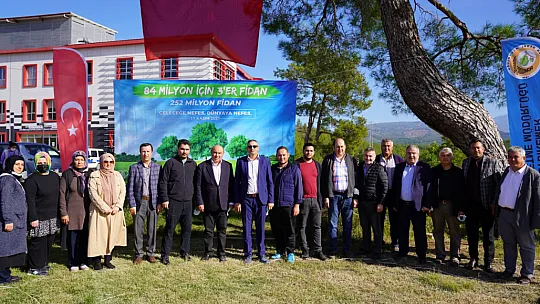 Seydikemer'de fidanlar nefes olacak