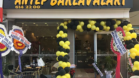Özantep baklavaları Fethiye'de hizmete girdi