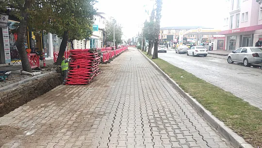 Altyapı çalışması başladı