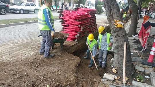 Altyapı çalışması başladı