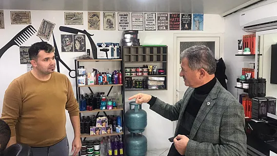 Soydemir, esnaf ziyaretlerine kaldığı yerden devam ediyor