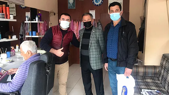 Soydemir, esnaf ziyaretlerine kaldığı yerden devam ediyor