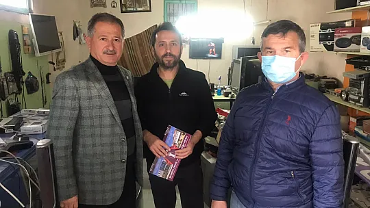 Soydemir, esnaf ziyaretlerine kaldığı yerden devam ediyor