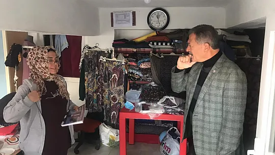 Soydemir, esnaf ziyaretlerine kaldığı yerden devam ediyor