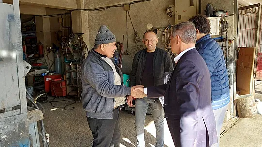 Soydemir, Karaçulha esnafını ziyaret etti