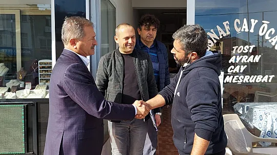 Soydemir, Karaçulha esnafını ziyaret etti