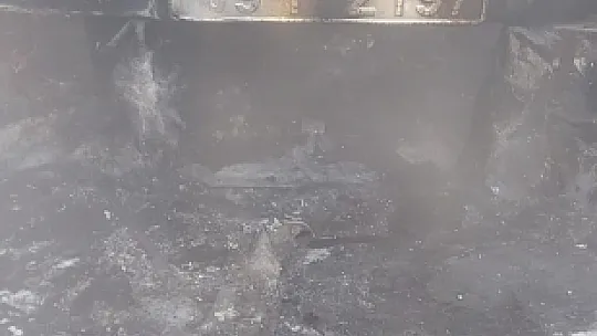 Seyir Halindeki Kamyon Alev Aldı