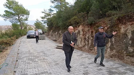 Pınara Antik Kent'in Yolu Kilitli Parke Yapılıyor