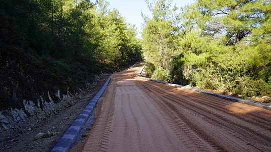 Pınara Antik Kent'in Yolu Kilitli Parke Yapılıyor