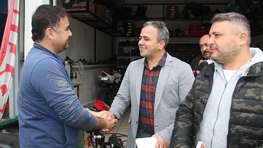 Sanayi Esnafı Demirtaş'ı Bağrına Bastı