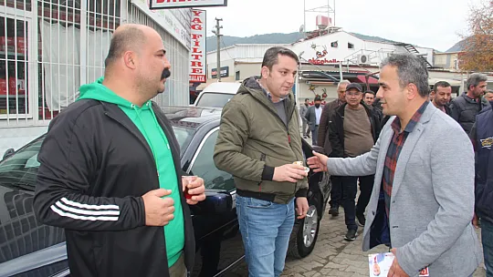 Sanayi Esnafı Demirtaş'ı Bağrına Bastı