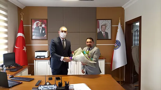 Akbuga ve yönetimi teşekkür ziyaretlerinde