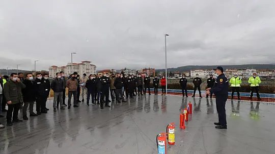 Seydikemer'de yangın tatbikatı yapıldı