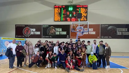 Fethiye'nin çocukları basketbolda Muğla birincisi