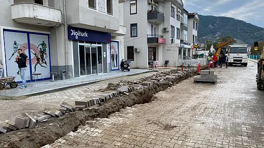 Alt yapı çalışmaları hızla devam ediyor