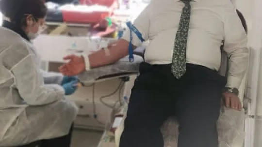 Başsavcı Bingül'den kan bağışı kampanyasına destek