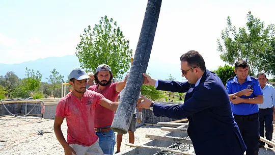 EŞEN T TİPİ CEZAEVİNE YAPILACAK CAMİNİN TEMELİ ATILDI
