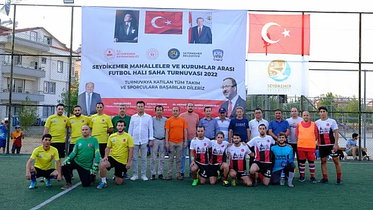 SEYDİKEMER'DE FUTBOL HEYECANI BAŞLADI